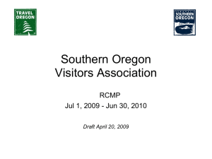 Program Desc - Southern Oregon Visitors Association