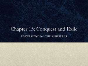 Chapter 13: Conquest and Exile