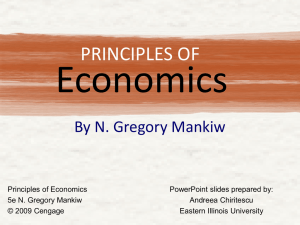 Chapter 1 - Ten principles of economics