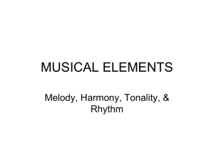 MUSICAL ELEMENTS