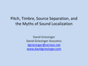 Pitch, Timbre, Source Separation, and the Myths
