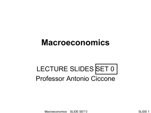 MACROECONOMICS-SET0 - Antonio Ciccone's Webpage