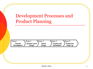 Development Processes - ECEN 490 Project Management Lectures