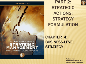 STRATEGIC MANAGEMENT