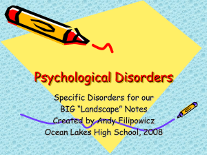 Disorders PPT