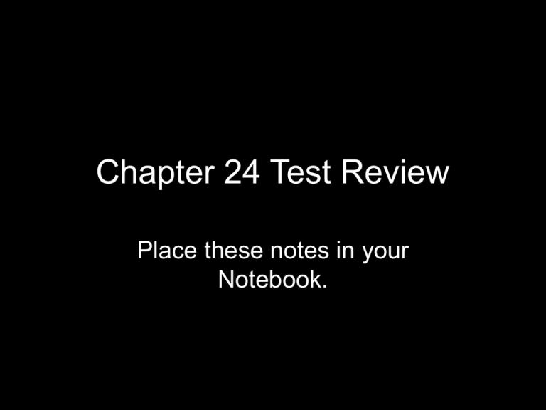 assignment 24 test