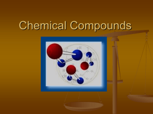 Chemical Compounds - GeorgiaStandards.Org