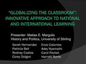 PD1 - Margulis - Globalizing Classroom