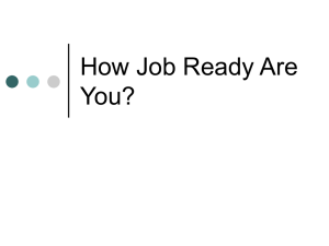 How Job Ready Are You?
