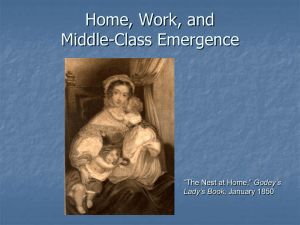 Home, Work, and Middle-Class Emergence