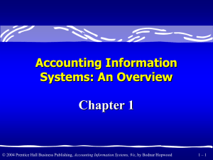 Accounting Information Systems, 9/e