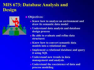 MIS 673: Database Systems