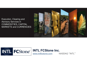 INTL FCStone Inc. www.intlfcstone.com