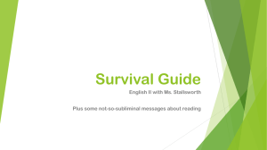 Survival Guide - ShawnStallsworth