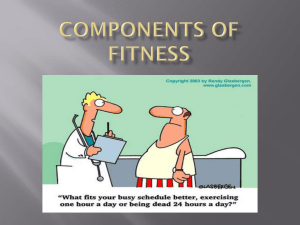 Components of Fitness PP