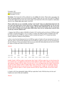 Economics 100 Answers to Homework #6 Due December 10, 2013