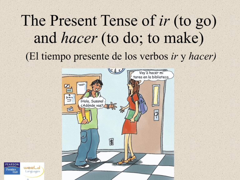Hacer Present Tense Worksheet