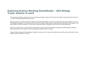 Exploring Science Working Scientifically – KS3 Biology 3