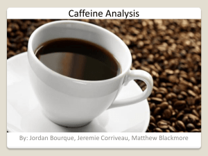 Caffeine Analysis - lightfootchem111fall2011