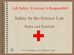 Safety In the Science Lab