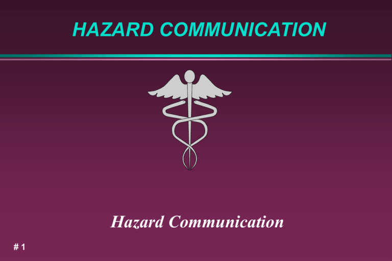 What Is Another Name For Hazard Communication Standard