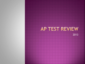 ap test review