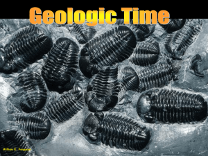 topic #7 - geologic time
