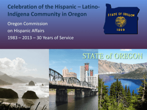 Latino- Indígena Community in Oregon