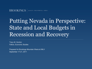 Fiscal Realities: State and Local Budgets in Recession and Recovery