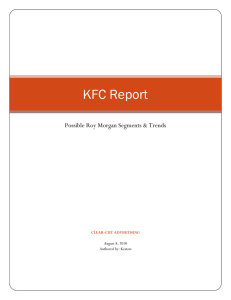 KFC Report