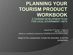 Eight Phases of Developing a Tourism Plan by RD Tiotuico