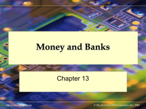 McGraw-Hill/Irwin Money and Banks