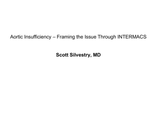 Aortic Insufficiency - Framing the Issue Through INTERMACS