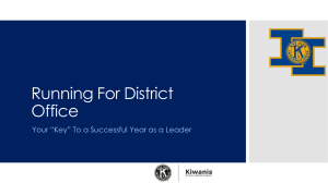 Running For District Office PowerPoint - Illinois