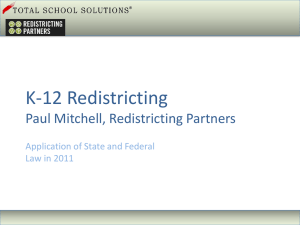 Redistricting - Total School Solutions