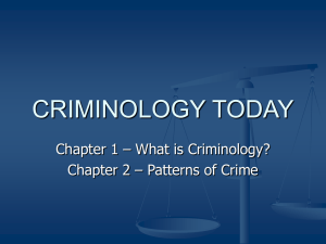 criminology today