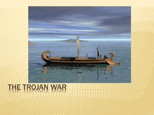 The Trojan War - Ms. Chapman's Class
