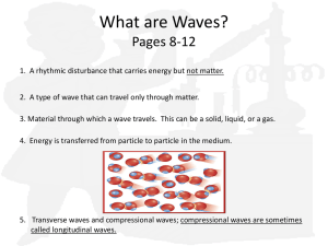 What are Waves? Pages 8-12