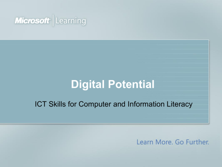 Microsoft Digital Literacy Overview