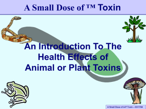 Animal & Plant Toxins