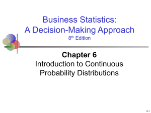 Business Statistics: A Decision