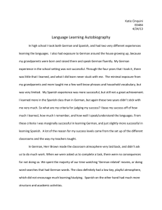 Language Learning Autobiography