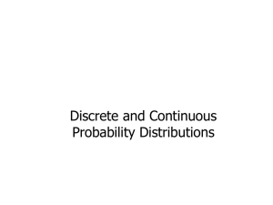Introduction to Probability Theory 2