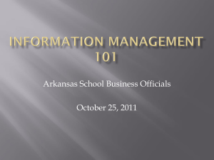 Information Management 101