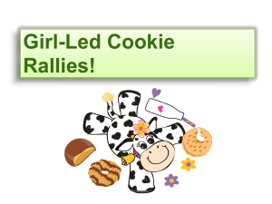 Girl-Led Cookie Rallies Powerpoint