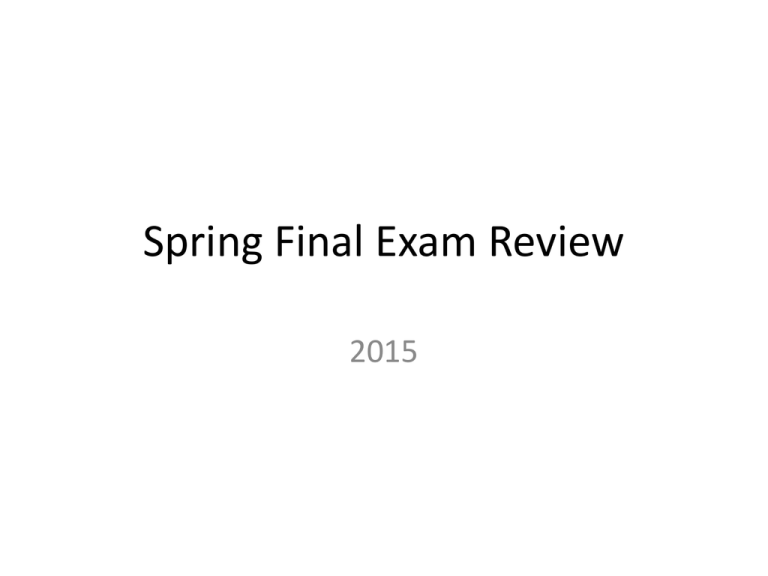 spring-final-exam-review-slhs-academic-biology