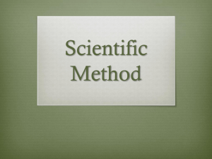 Scientific Method - Doral Academy Preparatory