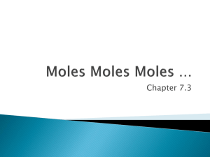 Molar Mass