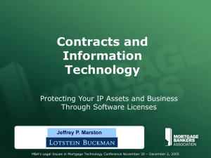 Contracts and Information Technology