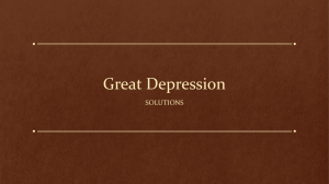 Great Depression Solutions PPT